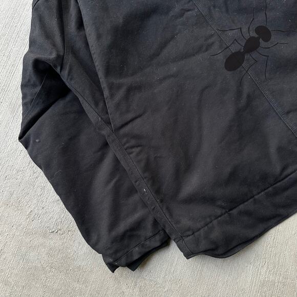 Vintage Y2K Carhartt black Sherpa lined work wear jacket - Picture 7 of 9